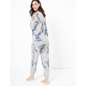 Marks & Spencer Çiçek Desenli Bayan Pijama Takımı