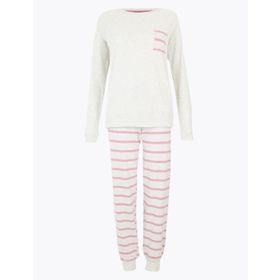 Marks & Spencer Çizgili Bayan Pijama Takımı