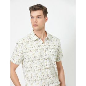 Marks & Spencer Desenli Bayan Kısa Kollu Gömlek