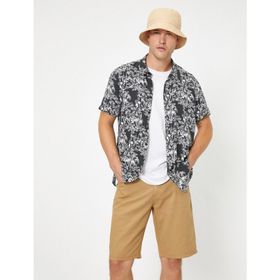 Marks & Spencer Desenli Bayan Kısa Kollu Gömlek