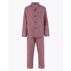 Marks & Spencer Ekose Pamuk Karışımlı Pijama Takımı