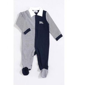 Marks & Spencer Gri Çizgili Bebek Tulum