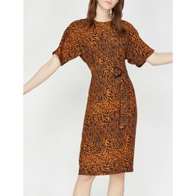 Marks & Spencer Leopar Desenli Bayan Elbise