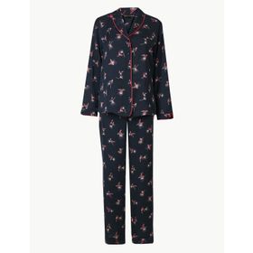 Marks & Spencer Multi Desenli Kız Çocuk Pijama Takımı