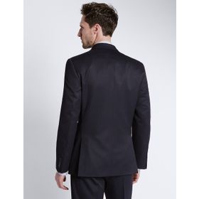 Marks & Spencer Regular Fit Lacivert Erkek Ceket