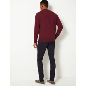 Marks & Spencer Saf Pamuklu Yuvarlak Yaka Erkek Sweatshirt