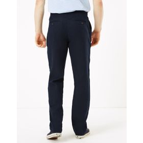 Marks & Spencer Siyah Bayan Keten Regular Fit Pantolon