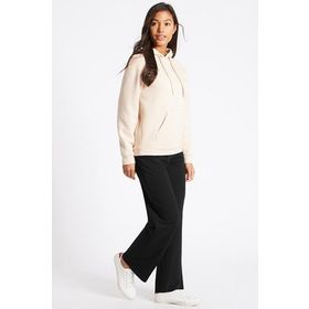 Marks & Spencer T57006660 Siyah Pamuklu Kadın Eşofman Altı