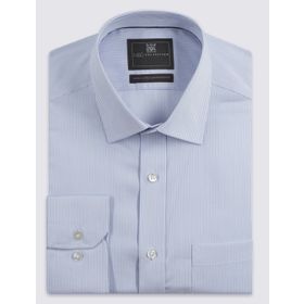 Marks & Spencer Uzun Kollu Çizgili Bayan Gömlek
