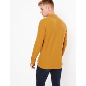 Marks & Spencer Uzun Kollu Polo Yaka Erkek T-shırt