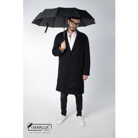 Marlux M21MAR1004MR001 Siyah Ahşap Baston Saplı Tam Otomatik Premium Lüks Erkek Şemsiye