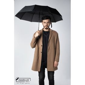 Marlux M21MAR1006M Karbon Baston Saplı Tam Otomatik Premium Lüks Siyah Erkek Şemsiye