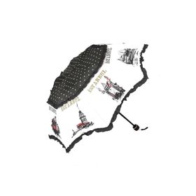 Marlux M21MAR109R002 İstanbul Figürlü Siyah Kadın Şemsiyesi