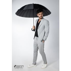Marlux M21MAR24TELR001 Siyah Protokol Baston 24 Tel Otomatik Erkek Şemsiye