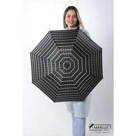 Marlux M21MAR358R001 Siyah Ekoseli Kadın Şemsiye