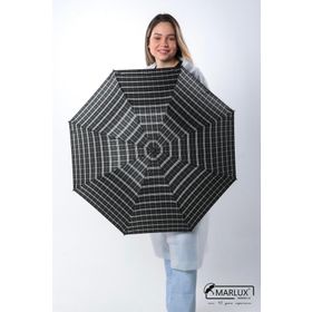 Marlux M21MAR358R001 Siyah Ekoseli Kadın Şemsiye