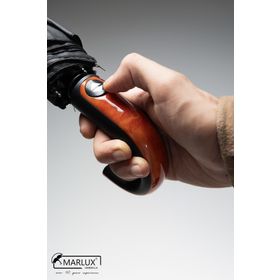 Marlux M21MAR702R001 Siyah Baston Saplı Ahşap Görünümlü Tam Otomatik Erkek Şemsiye