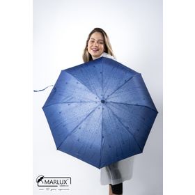 Marlux M21MAR709R001 Koyu Mavi Su Damlası Tam Otomatik Kadın Şemsiye