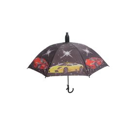 Marlux M21MARCE1R003 Bardaklı Korumalı Erkek Çocuk Siyah Baskılı Şemsiye