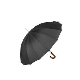 Marlux M21MARMPR1025R001 Siyah Ahşap Saplı 16 Çelik Telli Ultra Premium Lüks Erkek Baston Şemsiye