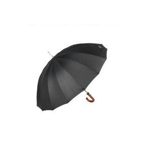 Marlux M21MARMPR1025R002 Siyah Ekose Ahşap Saplı 16 Çelik Telli Premium Lüks Erkek Baston Şemsiye