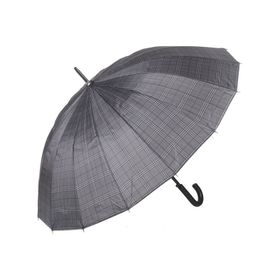 Marlux M21MARRST02R001 Rst Siyah Ekose Fiber 16 Telli Erkek Baston Şemsiye