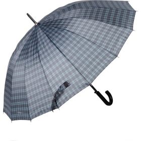 Marlux M21MARRST02R003 Rst Lacivert Kare Ekose Fiber 16 Telli Erkek Baston Şemsiye