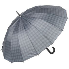 Marlux M21MARRST02R006 Rst Açık Lacivert Ekose Fiber 16 Telli Erkek Baston Şemsiye