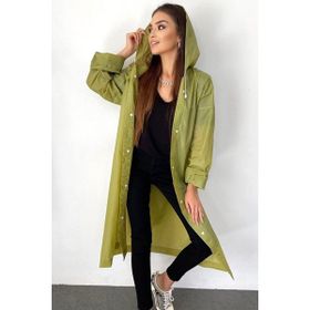 Marlux M21MRC881R06 Haki Kapüşonlu Çıtçıtlı Eva Yağmurluk