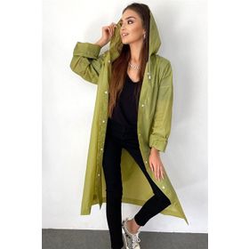 Marlux M21MRC881R06 Haki Kapüşonlu Çıtçıtlı Eva Yağmurluk