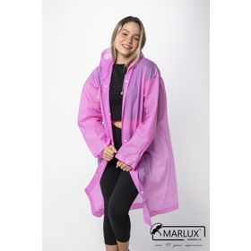 Marlux M21MRC881R11 Pembe Kapüşonlu Çıtçıtlı Eva Yağmurluk