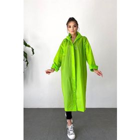 Marlux M21MRC881R12 Yeşil Kapüşonlu Çıtçıtlı Eva Yağmurluk