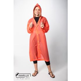 Marlux M21MRC881R14 Turuncu Kapüşonlu Çıtçıtlı Eva Yağmurluk