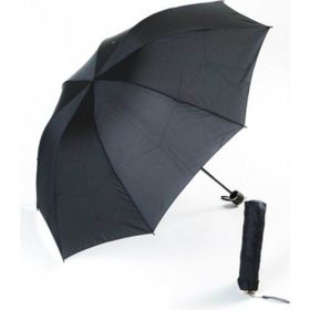 Marlux Rüzgara Dayanıklı Siyah Unisex Yarasa Model Şemsiye