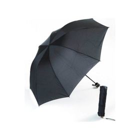 Marlux Rüzgara Dayanıklı Siyah Unisex Yarasa Model Şemsiye