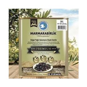 Marmara Birlik 10 kg 2Xl 181-200 Kb Premium Dogal Siyah Zeytin