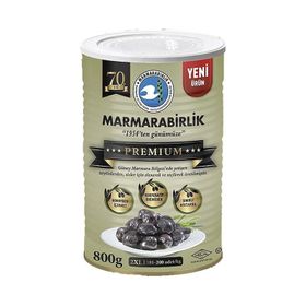 Marmara Birlik 800 gr Premium 2XL Doğal Salamura Siyah Zeytin
