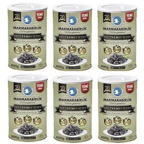 Marmara Birlik 800 gr Premium 2XL Doğal Salamura Siyah Zeytin
