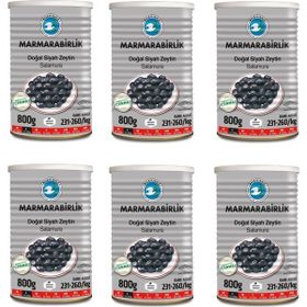 Marmara Birlik 800 gr Salamura L Siyah Zeytin