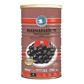 Marmara Birlik Süper Teneke (M) 800 Gr Siyah Zeytin