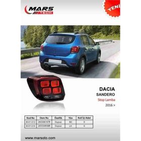 Mars 411213 2016 Sandero Sağ Ledli Arka Stop Lambası