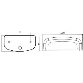 Mars 710409 Mavi Universal Microstra PS2 Plakalık Lamba
