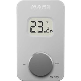 Mars S10 Beyaz Kablosuz Dijital Oda Termostatı