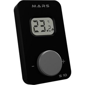 Mars S10 Kablosuz Siyah Dijital Oda Termostatı