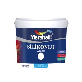 Marshall 0.75 lt Damla Sakızı Silikonlu Özel Mat Silinebilir İç Cephe Duvar Boyası