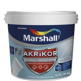 Marshall 10 kg Akrikor Silikonlu Örtücü Dış Cephe Astarı