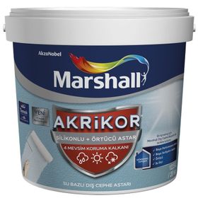 Marshall 10 kg Akrikor Silikonlu Örtücü Dış Cephe Astarı