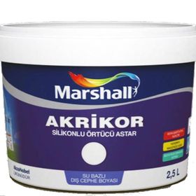 Marshall 2.5 lt 3.5 kg Akrikor Silikonlu Örtücü Astar
