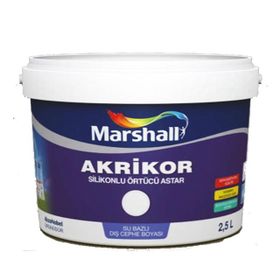 Marshall 2.5 lt 3.5 kg Akrikor Silikonlu Örtücü Astar