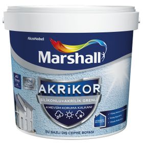 Marshall 20 kg Akrikor Silikonlu+Akrilik Grenli Dış Cephe Boyası